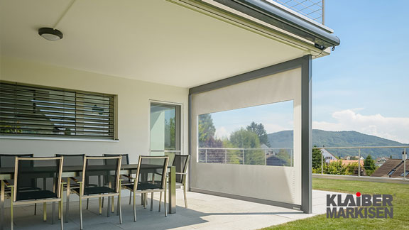 vergrößerte Ansicht Fassadenmarkise VENTOSOL-CRISTAL VC5300 | KLAIBER Sonnen- u. Wetterschutztechnik GmbH